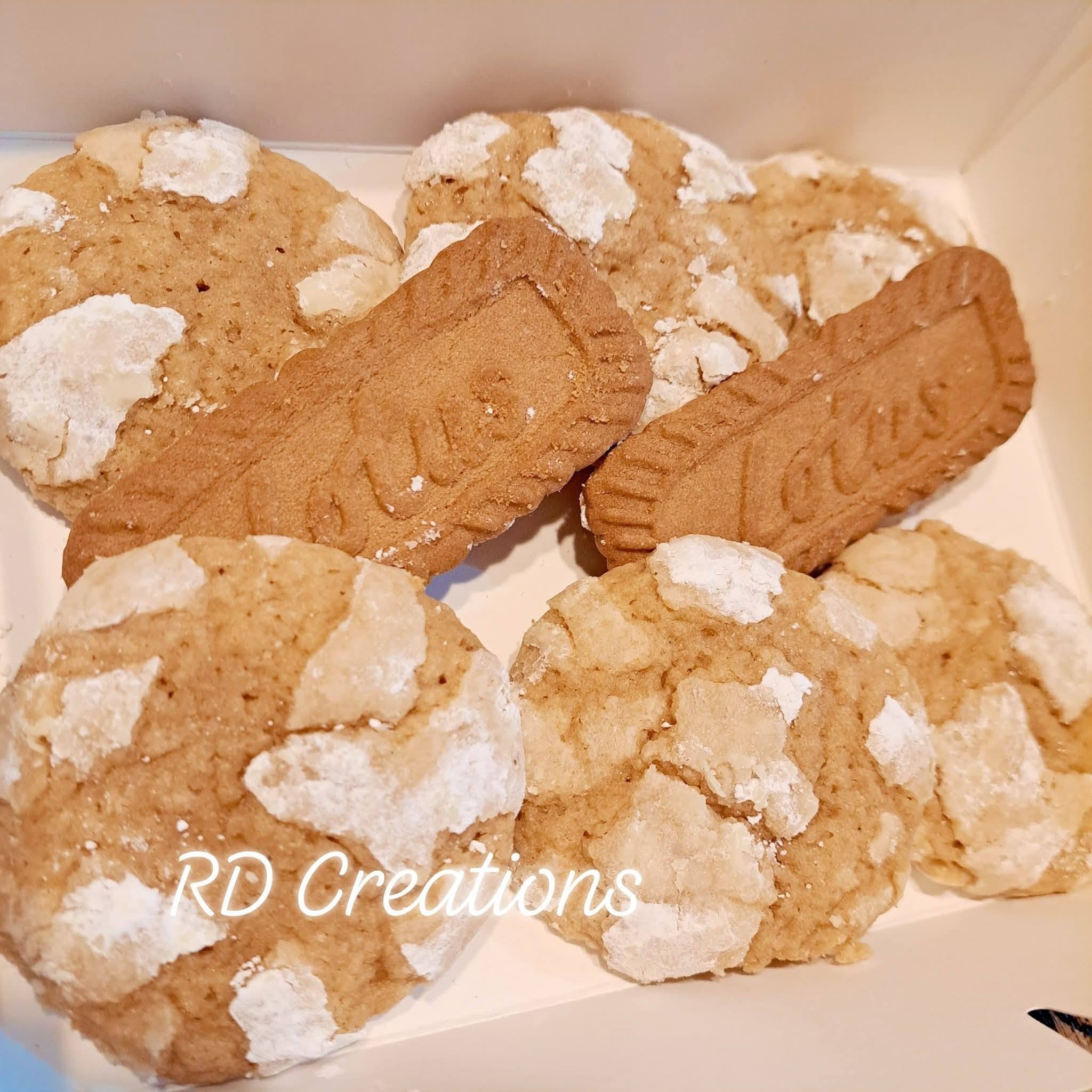 Biscoff Crinkle Cookies